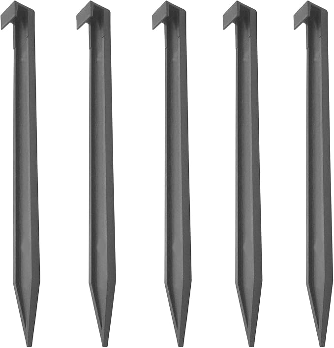 80 Pcs Garden Landscape Anchoring Stakes,10 Inche Yard Stakes for Terrace Boards, Weed Fabric, Garden Inflatable Decor Fixing