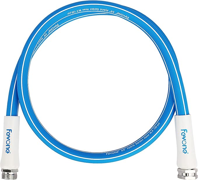 Fevone Garden Leader Hose 5 ft, All Weather Flexible, Heavy-Duty & Durable, Leak-Free Connection