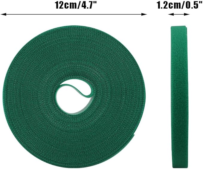 KINGLAKE GARDEN Plant Tape Garden Ties 65.6 Feet 1/2'' Twist Ties for Plants Support, Garden Plant Tape for Climbing Plants, Gardening, Home, Office