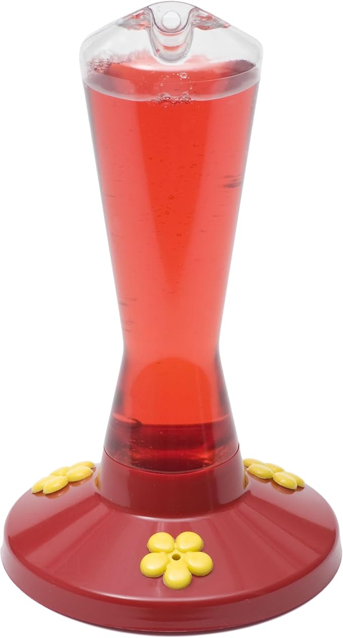 Perky-Pet 211 Clear Plastic Hummingbird Feeder – 8 oz