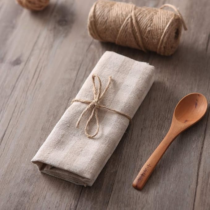 Quotidian Brown Natural 3 ply Jute Jute Twine Rolls 1/6" (0.4cm) 492 Feet - Wrapping Picture Hanging Gardening