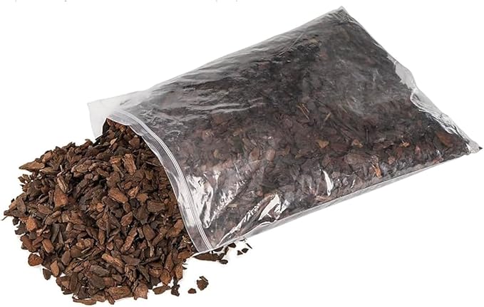 The Tall Pine Pine Bark Mulch Nuggets (4 Quarts) for Indoor/Outdoor Container Gardening, Houseplant Mulch, Brown