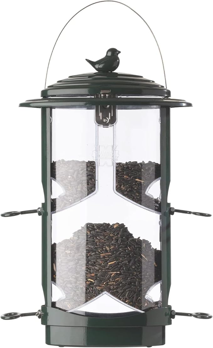 Squirrel-X 111IN Bird Feeder, Dark Green