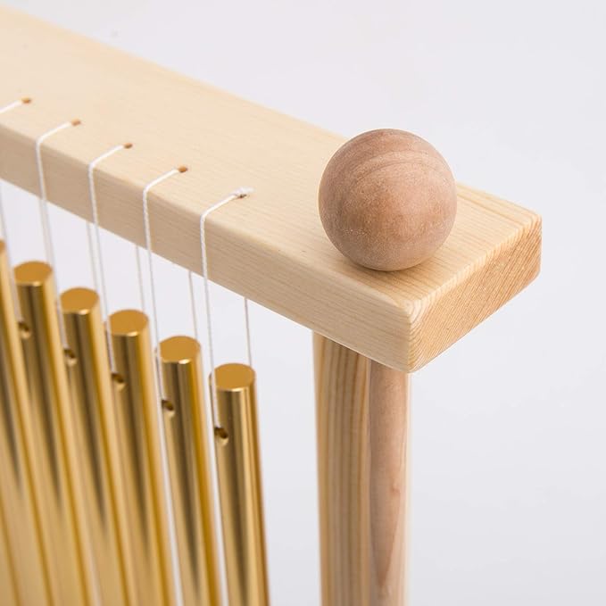 ENNBOM 20 Note Chime Wind Chime 20 Bars Instrument Percussion with Mallet (Gold)