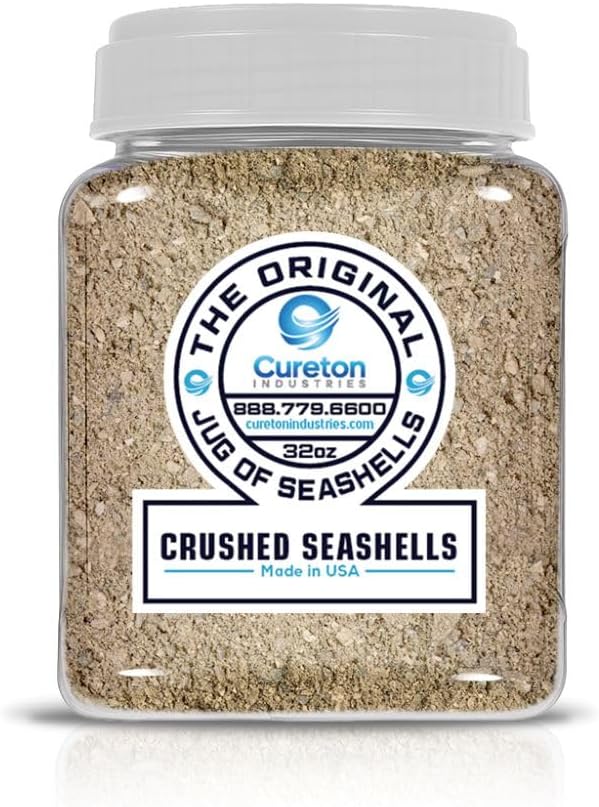 32 oz Jug of Natural Crushed Seashell Sand for Indoor Outdoor Decor, vase Filler, Candles, Art, Crafts, Aquariums, Fairy Gardens, planters, tablescapes, terrariums, Design