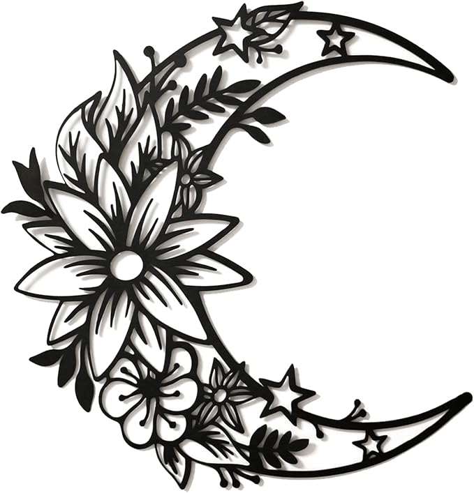 EZ4ENCE Decoration Wall Art Boho Wall Home Decor Hanging Appearance Wall Decor Metal Wall Hanging Decor