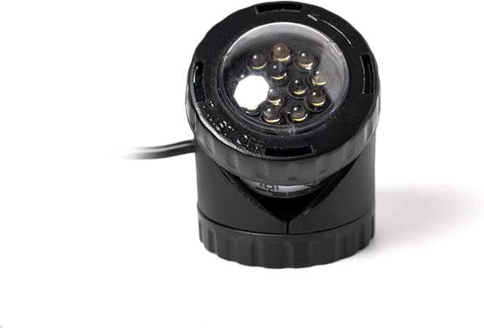 Jebao 12-LED Submersible Light for Water Gardens and Ponds, Set of 4