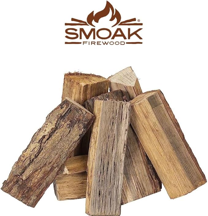 Smoak Firewood's Cooking Wood Mini Splits - USDA Certified Kiln Dried Pizza Oven, Grilling, Smoking, BBQing Wood (8inch Pieces, 8-10lbs 729 Cubic in Maple)