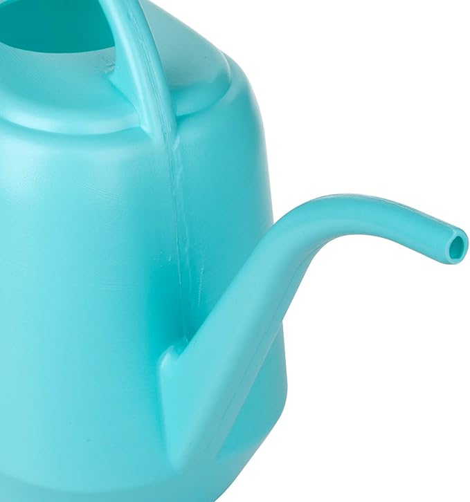 Fasmov Plastic Watering Can, Bright Blue, 1-Gallon