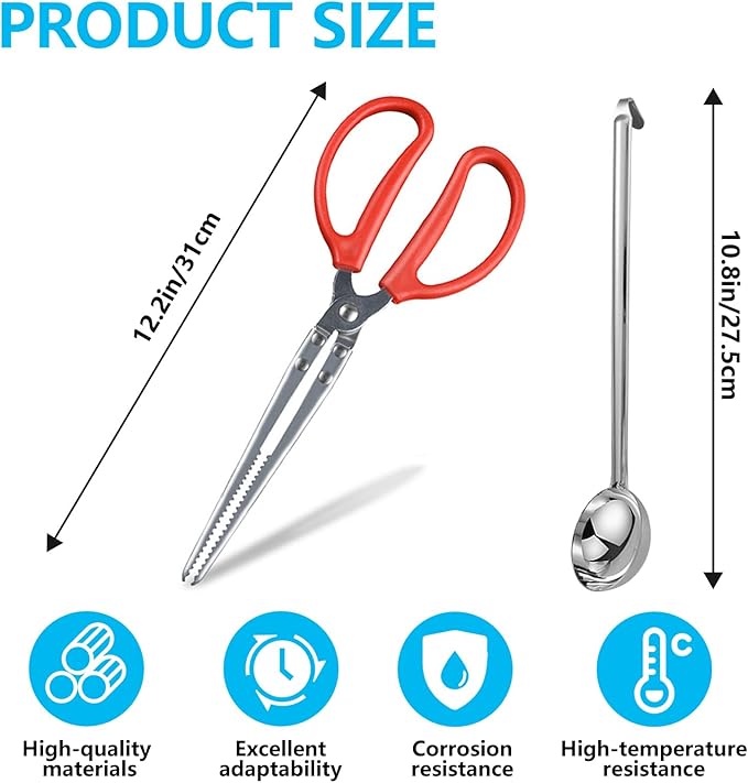 Fireplace Tongs Pellet Scoop Set Compatible with Solo Stove Mesa/XL, Tabletop Fire Pit Mini Firewood Grabber, Tool Metal Grabber for Mini Fire Stick/Pellet Handling, Accessories for Solo Stove