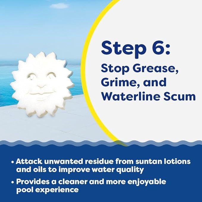 In The Swim Pool Deluxe Opening Chemical Start Up Kit - Above Ground and In-Ground Swimming Pools - Up to 15,000 White