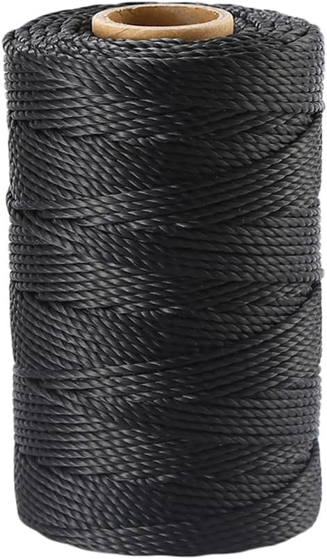 Black Nylon Twine, 200ft 3mm UV Resistant Nylon Cord Twine for Garden, Fishing, Wrapping, Camping and Outdoor Survival, Netting Home Improvement