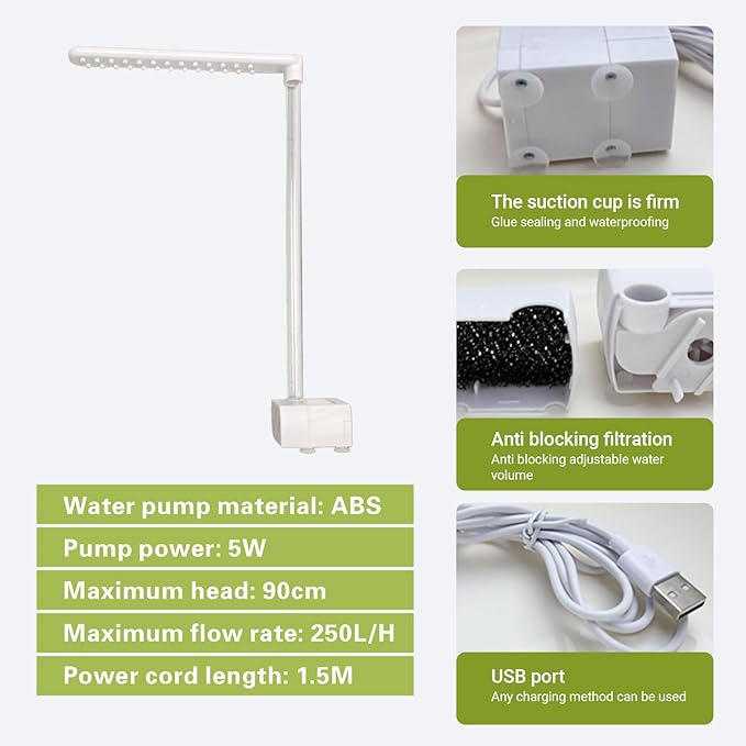 Parrot Bathtub Bird Automatic Bath Shower,Large Bird Shower Fountain Indoor Bathtub with Running Water, Contains USB and Pump,for Pet Birds, African Grey, Cockatiel, Conure, Budgie, Lovebird(Fashion)