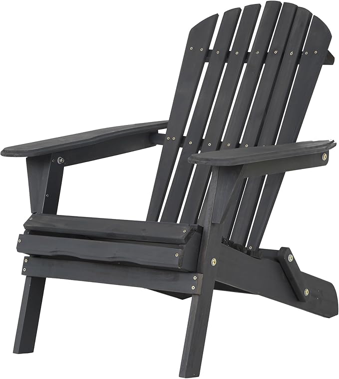 PayLessHere Adirondack Chairs, Weather Resistant Patio Chairs with Pinewood Wooden Textured for Patio Lawn Garden Backyard Deck Pool Beach Fire Pit