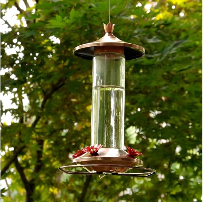 Birdscapes 710B 12 Oz Brown Copper Hummingbird Feeder