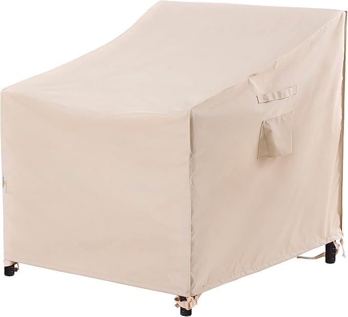 F&J Outdoors Waterproof Anti-UV Fade Resistant Patio Adirondack Lounge Chair Covers, 33" W x 36" D x 36" H