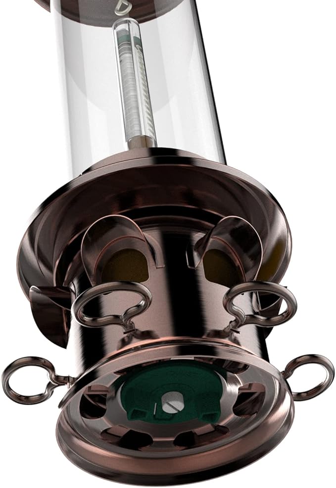 Squirrel-X X5 Bird Feeder, Discourages Squirrels 6 Spring Loaded Perches, 3.7 lb Birdseed Capacity