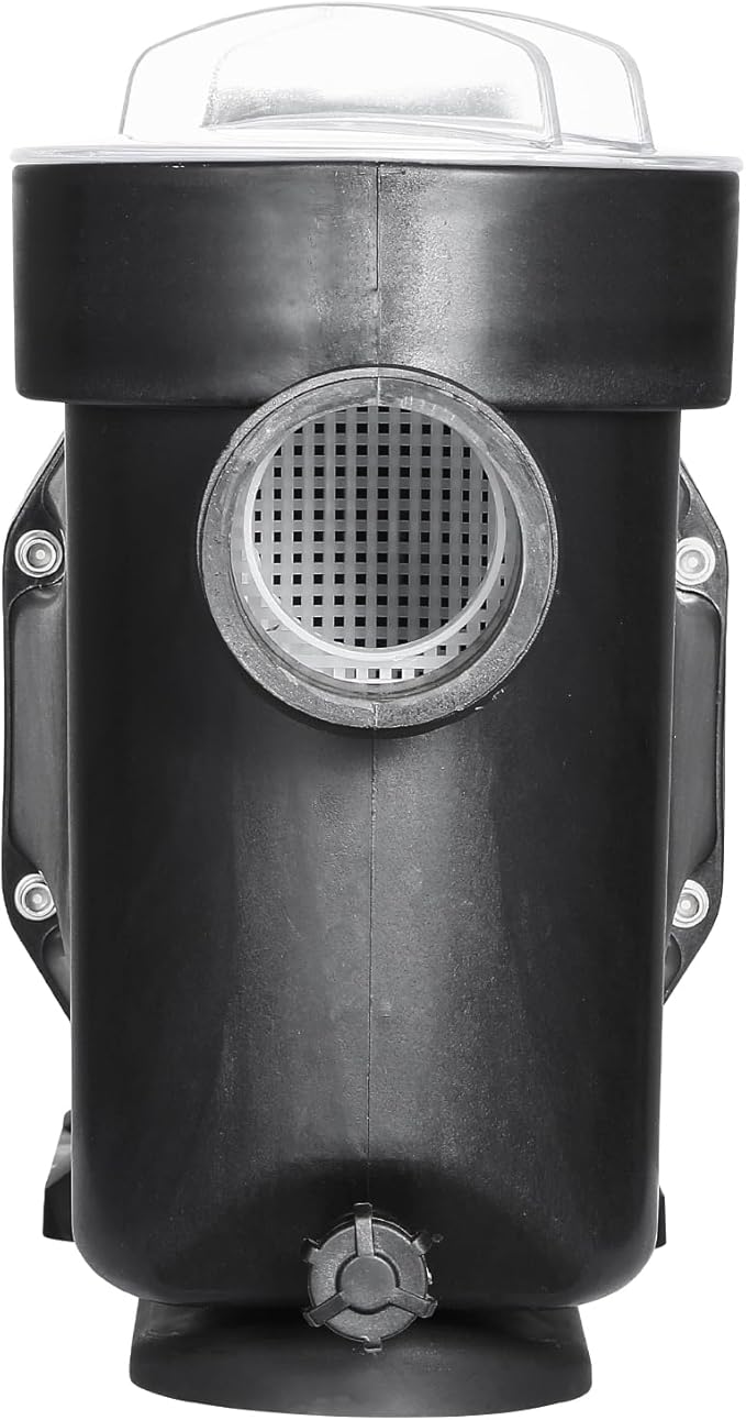 VEVOR Above Ground Pool Pump, 3 HP, 149 GPM Max Flow Single Speed Swimming Pool Pump, 220V 3450 RPM 42 ft Max Head Lift with PP Shell Strainer Basket, 122°F Max Water Temp, for Hot Tubs Spas, No Plug