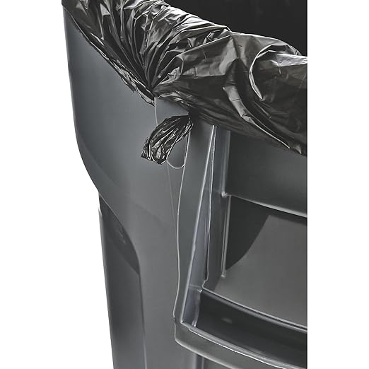 Rubbermaid Commercial 265500GY Round Brute Container Plastic 55 gal Gray