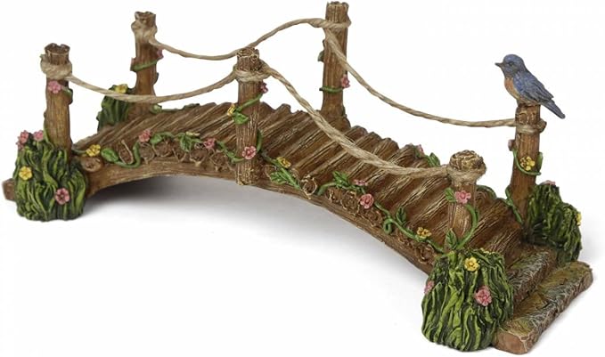 Miniature Fairy Garden "Blue bird Bridge" Mg281