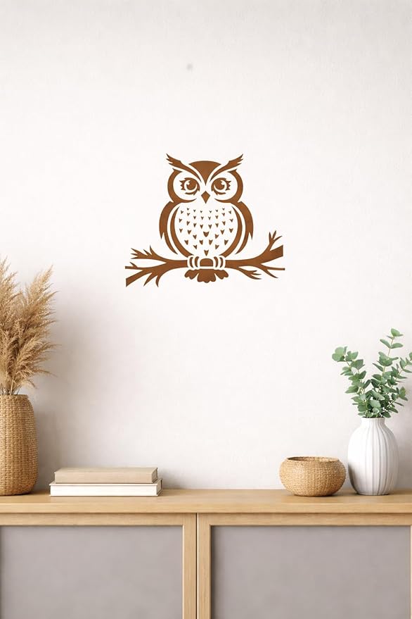 Owl Stencil – Reusable Bird Art Stencil for Painting, Crafting and DIY Projects
