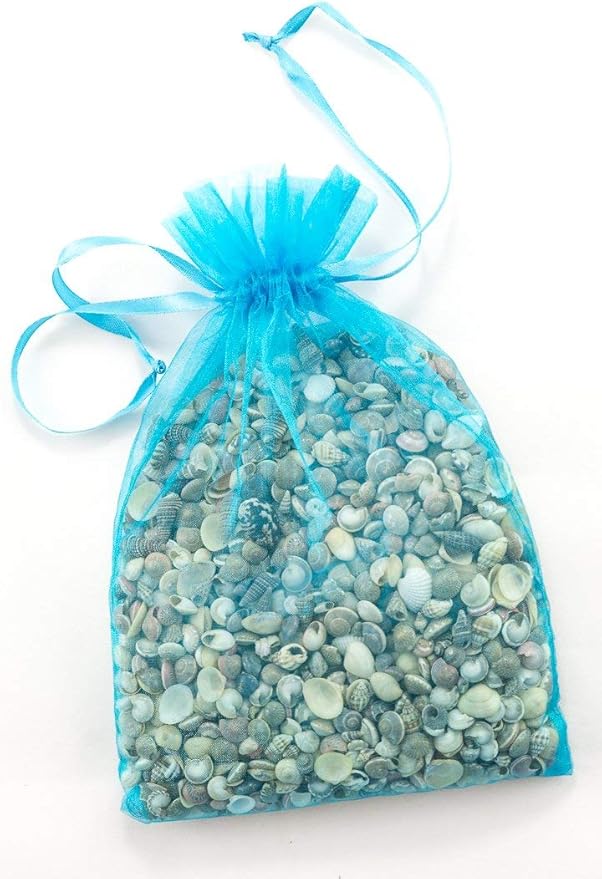 Tiny Miniature Fairy Garden Sea Shell Assorted Mix | Tiny Small Sea Shells for Craft and Decoration | Plus Free Nautical Ebook by Joseph Rains (7.5 Ounces, 750+)