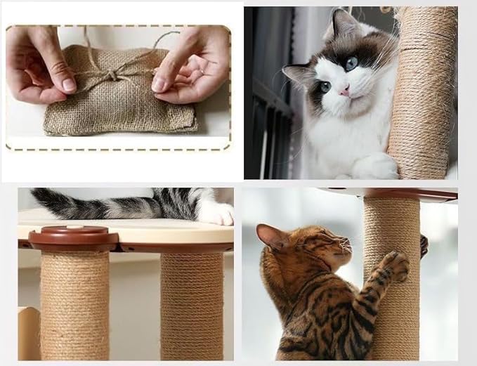 Jute Twine String 328 Feet，Christmas Twine ，Packing String，Packing String for Gift Wrapping Craft Projects Gardening Decoration and Home Decor for Climbing Plants