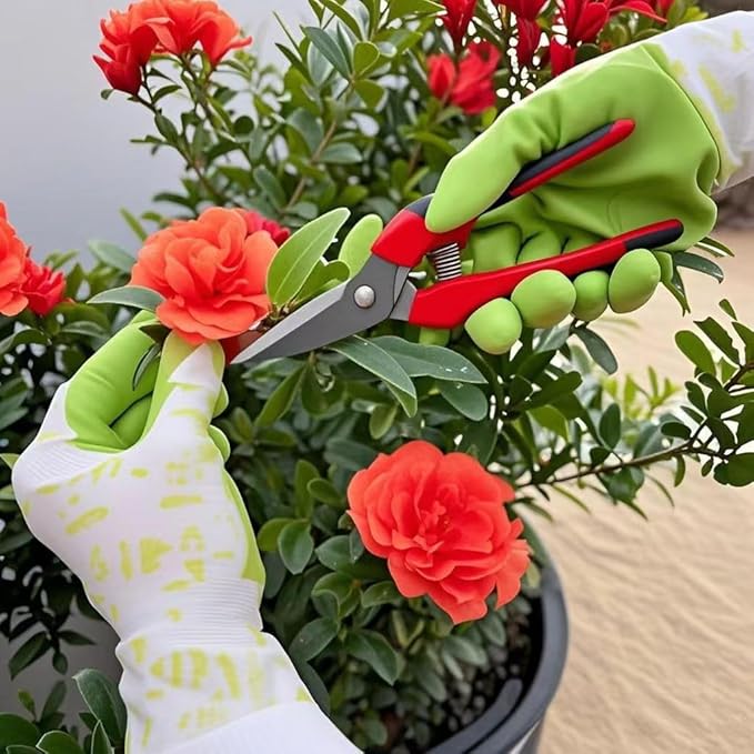 Women's Gardening Gloves- Breathable Latex Gardening Gloves，Outdoor Protective Work Glove，Gardening Gifts