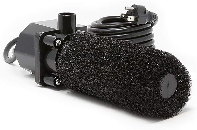 Beckett FR680 Pond Pump Set Submersible Water Pump, Pond Pumps for Outdoor Ponds, Maximum Flow of 680 Gallons Per Hour, Black