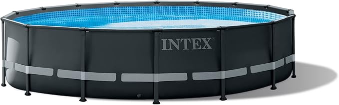 INTEX 26325EH Ultra XTR Deluxe Above Ground Swimming Pool Set: 16ft x 48in – Includes 1500 GPH Cartridge Sand Filter Pump – SuperTough Puncture Resistant – Rust Resistant – Easy to Assemble