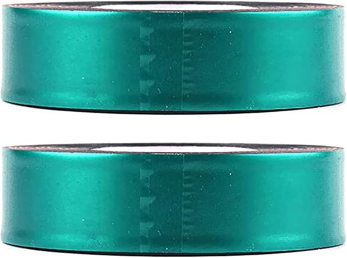 2 Rolls Stretch Tie Tape Garden Tie Green Thick Plant Ribbon for Indoor Outdoor Patio Plant Tree, Branches, Climbing Planters, Flowers, 1 Inch Wide by 150 Feet Long