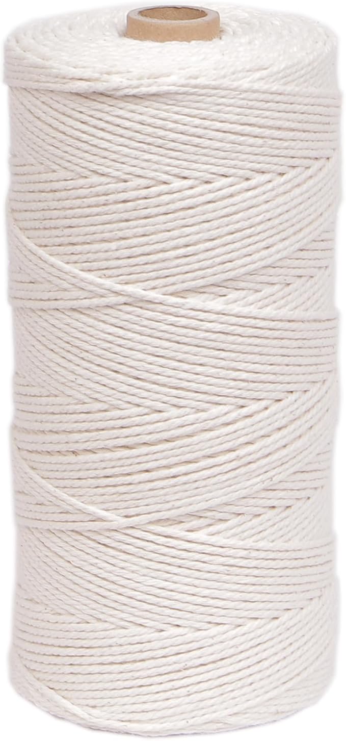 1013ft Butchers Cotton Twine String 2mm Cooking Twine Food Safe for Bakers, Meat and Roasting, Gift Wrapping, Crafting & Knitting
