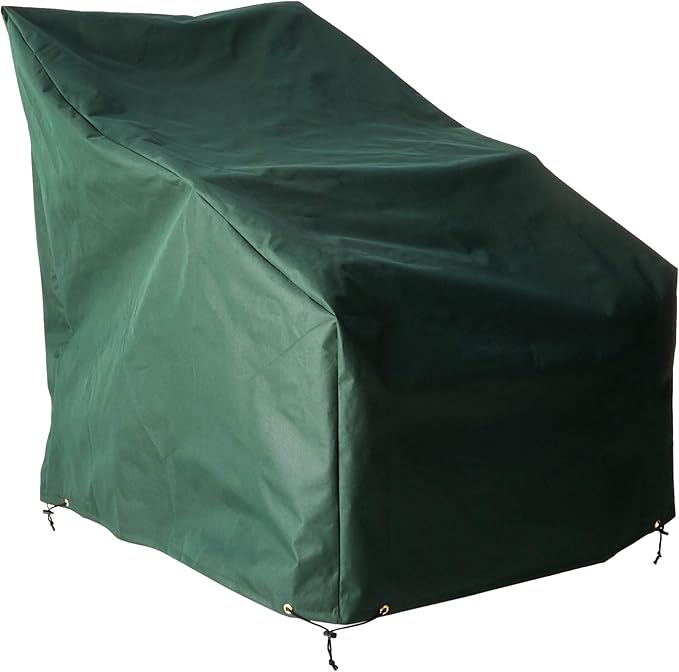 Bosmere Weatherproof Adirondack Cover 33" Wide x 41-1/2" Deep x 43" High at Back, Green