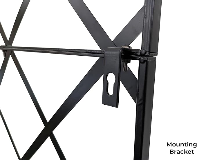 Giant Trellis, 108” high (9’ Tall) by 28” Wide Trellis with Arched top - by Meranti Home + Garden