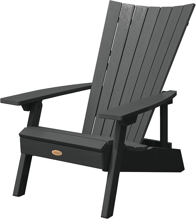 Highwood Manhattan Beach Adirondack Chair, Adult, Black