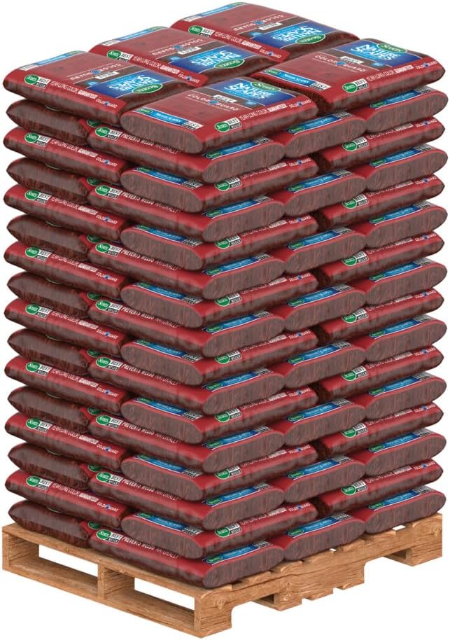 Scotts Nature Scapes Color Enhanced Mulch Sierra Red - Wood Shredded and Bagged Red Landscaping Mulch, Bulk Pallet - 1.5 cu. ft. Bags, Pallet of 80