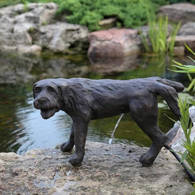 Aquascape 78310 Naughty Dog Pond and Garden Water Fountain, Brown