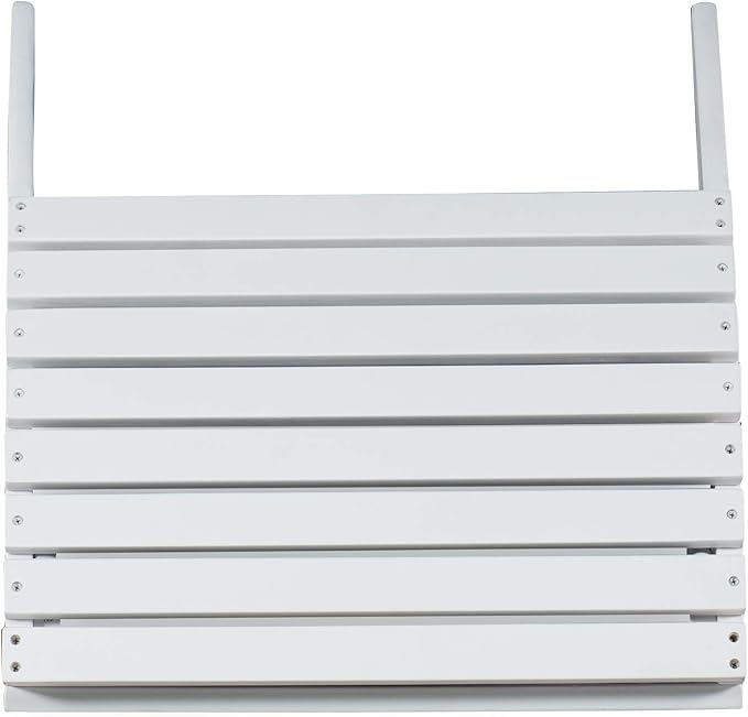 Linon Adirondack, White Ottoman,