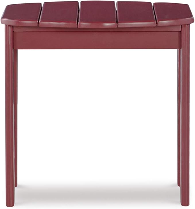 Linon Adirondack End, Red Table, 18.11 x 18.5 x 18.11