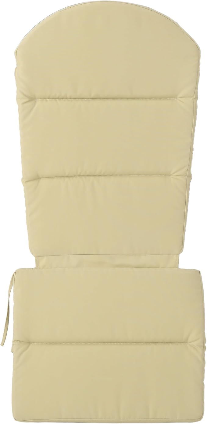 Christopher Knight Home Terry Outdoor Water-Resistant Adirondack Chair Cushions (Set of 4), Khaki, 4 Count (Pack of 1)