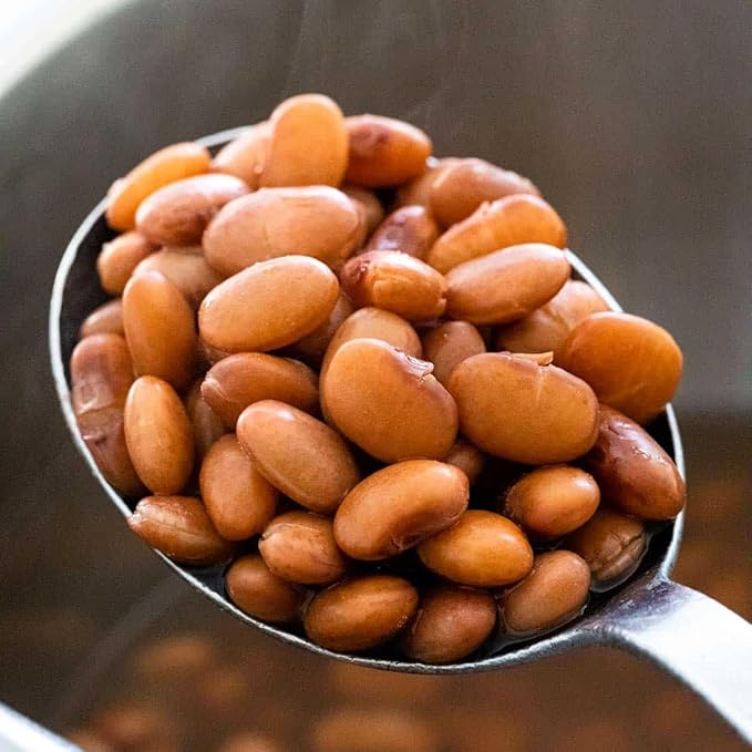 TomorrowSeeds - Pinto Bean Seeds - 30+ Count - for 2025 Planting Heirloom Spanish Speckled Bush Shell Broad Beans Garden Vegetable Fresh Grow Your Own Home Farm Patio Healthy Sustainable Living Seed
