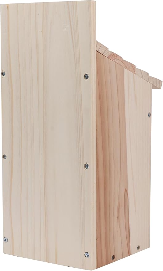 2 Pack Bird Houses for Outside,Bluebird Box Houses for Outside,Cedar Finch Swallow Wren Hummingbird Birdhouse,DIY