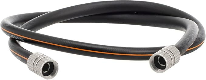 Giraffe Tools Garden Hose 5ft x 5/8", Custom Length, Heavy Duty, No Kink, Flexible, Rubber Garden Hose, Leakproof Water Hose, 5ft Female to Female Hose, 600 Burst PSI