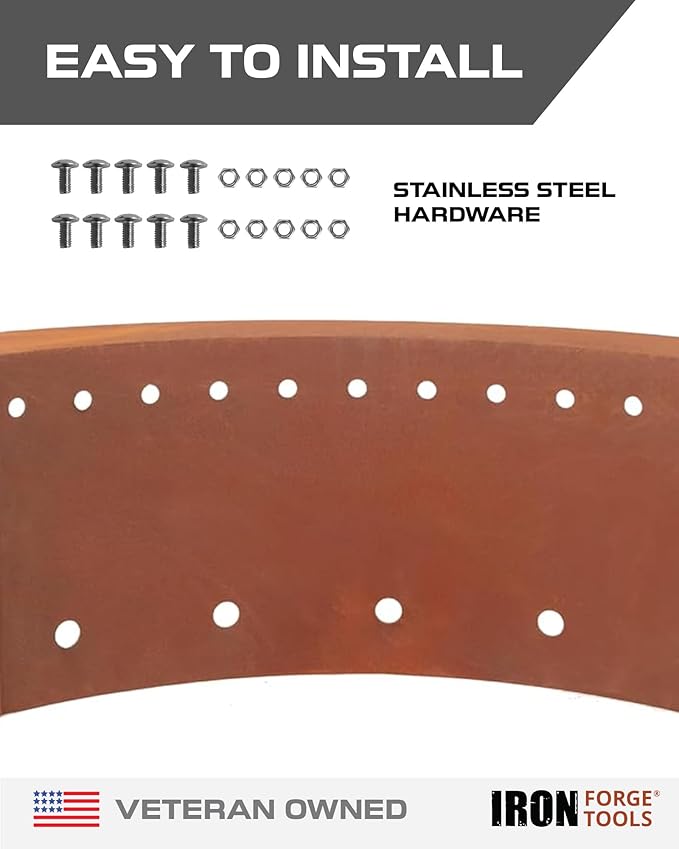 Heavy Duty Metal Smokeless Permanent Fire Pit Ring 30 inch Outer/24 inch Round Fire Pit Insert Liner for Outdoor, Firepits for Outside Corten Steel (30x24x10), Patent Pending