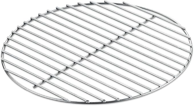 Weber Replacement Charcoal Grate 13.5" – Fits 18" Weber Charcoal Grills, Heavy‑Duty Plated Steel, Moisture & Weather Resistant, Designed for Easy Briquette Arrangement, Kettle