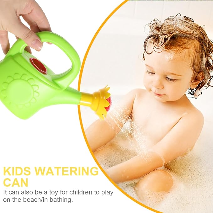 STOBOK 3Pcs Kids Watering Can, Chicken Watering Cans Bath Toy Kids Gardening Outdoor Toys Water Play Set for Toddlers (Random Color)