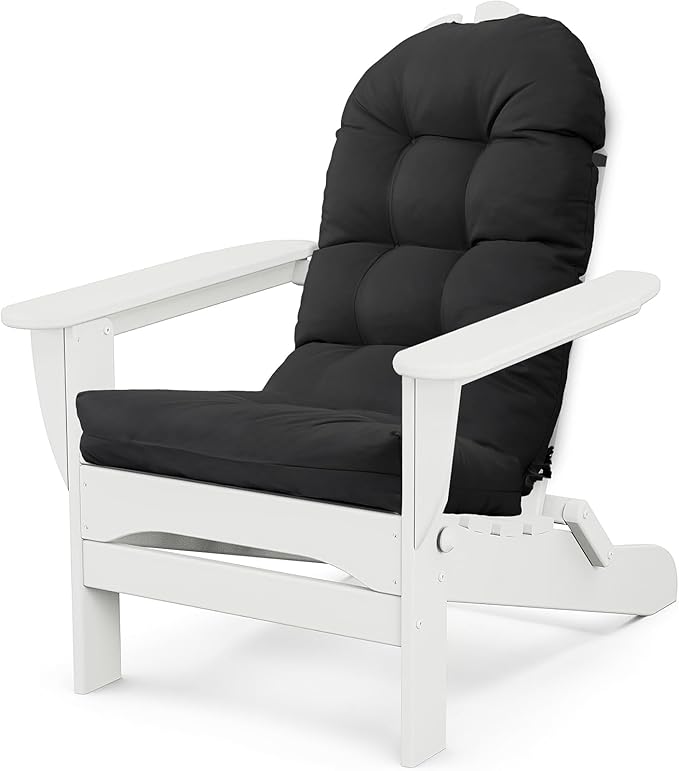 Adirondack Chair Cushion, Thick Indoor/Outdoor Rocking Chair Cushion with High Elasticity PP Cotton, Fade-Resistant, 44'x19'x4