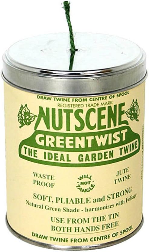 Bosmere K815G Nutscene Tin of Twine, 3-Ply, 492-Feet, Green
