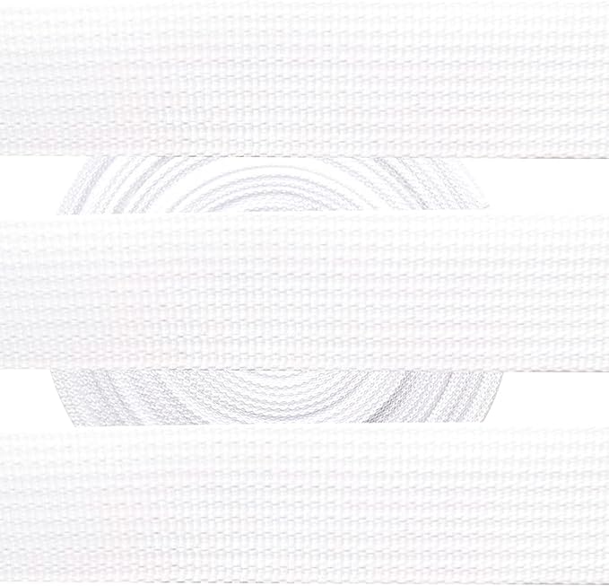 1 Roll 65.6 Feet Tree Tie for Plant Support Garden Strap 1 Inch Width Staking and Guying Material 1,800 Lbs Strength (White)