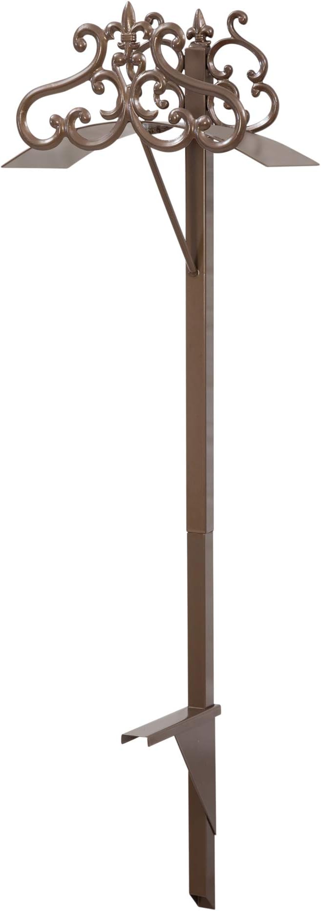 Liberty Garden 649-KD Hyde Park Decorative Metal Garden Hose Stand, Holds 125-Feet of 5/8-Inch Hose, 41-Inch height - Bronze